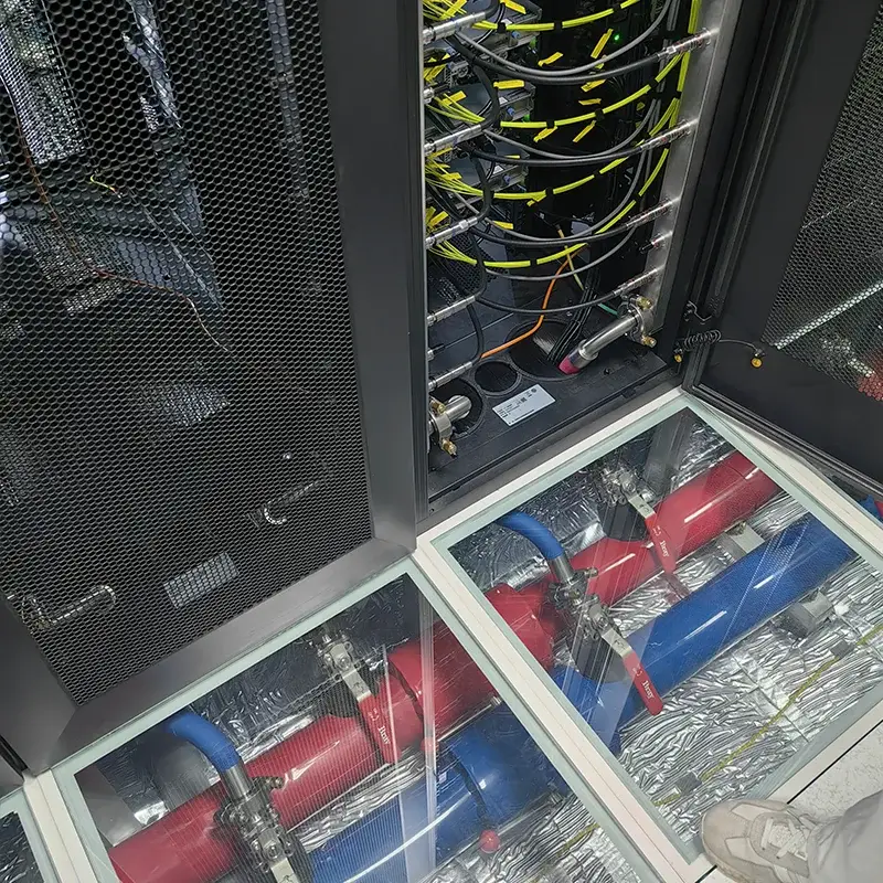 Tubería de acero inoxidable para gabinete de distribución de energía de sala de servidores